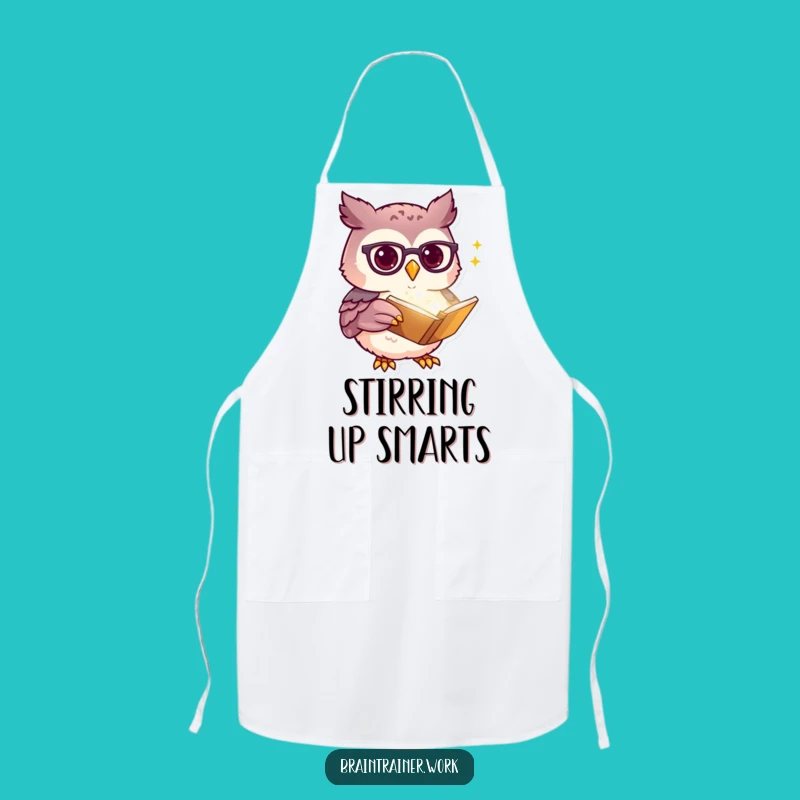 Funny Kawaii Owl Chef Apron - Hilarious Kitchen Gift for Smart Cooks!