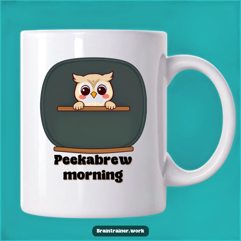 Funny Kawaii Owl Chalkboard Mug - Hilarious Gift for Teachers & Students!