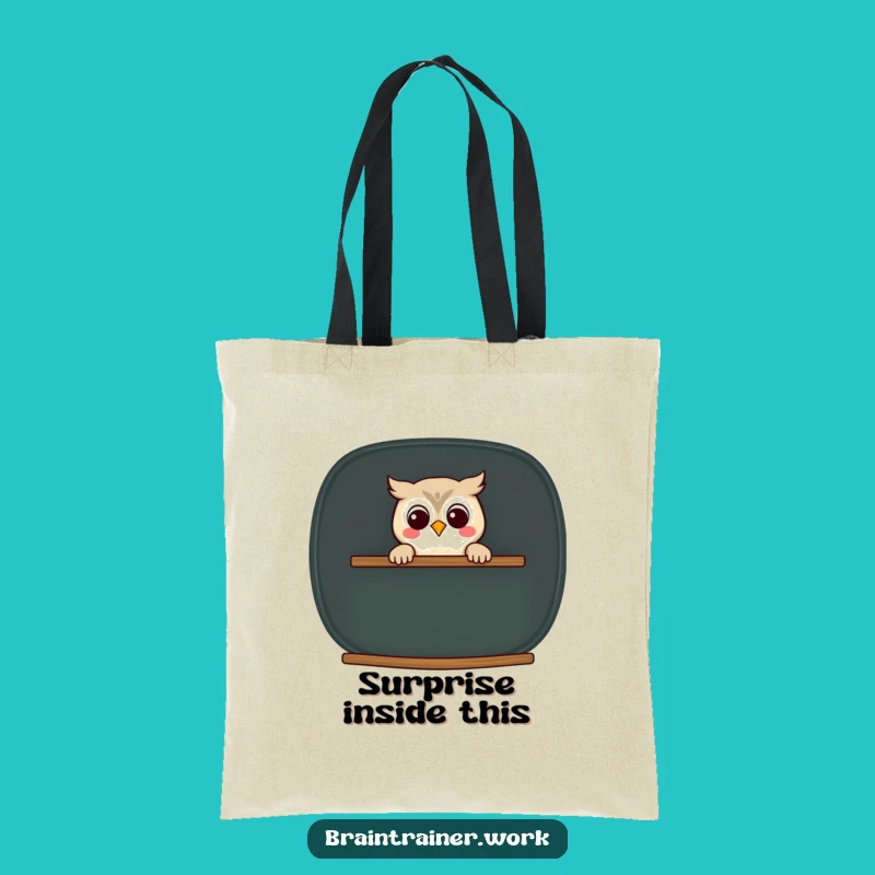 Funny Kawaii Owl Chalkboard Tote - Hilarious & Practical Gift for Teachers!